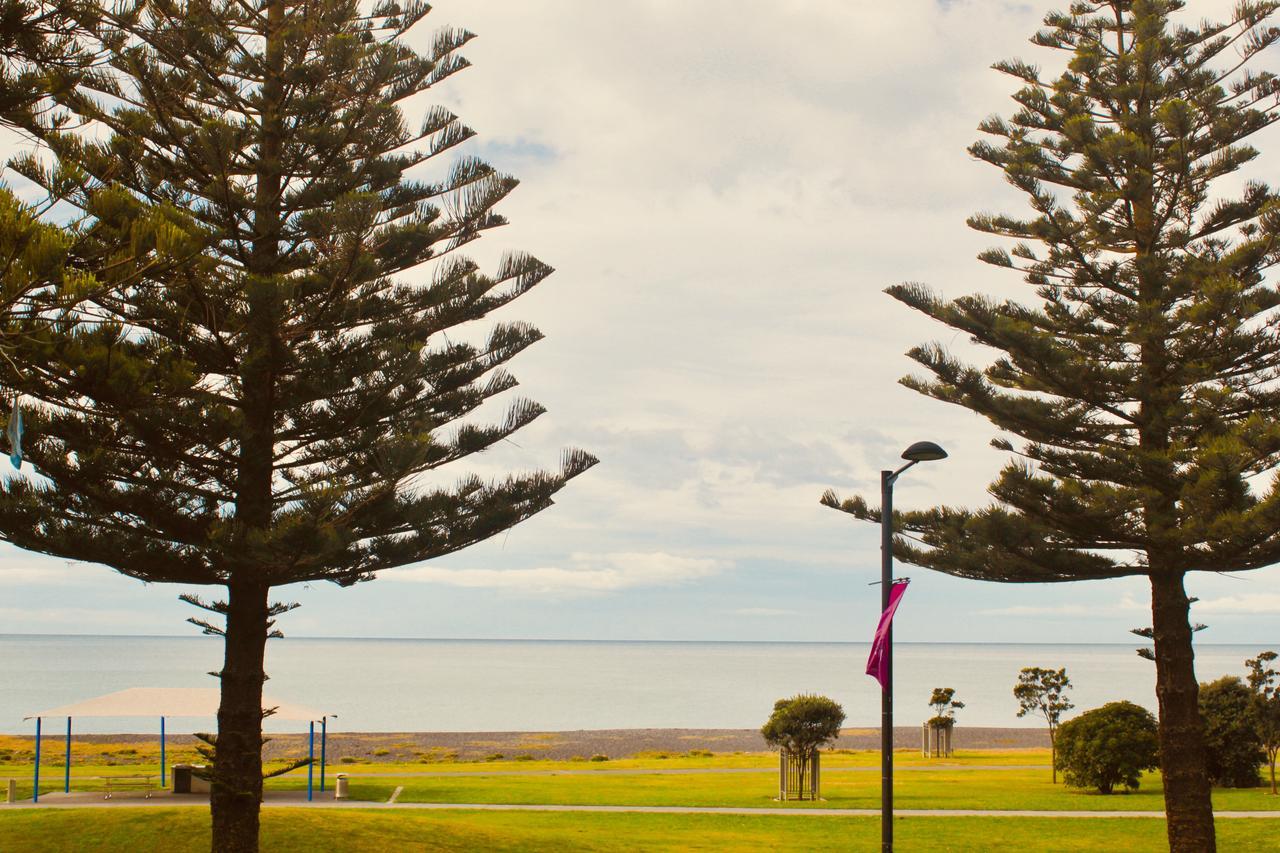 The Nautilus Hotel Napier Buitenkant foto View of the bay from the foreshore